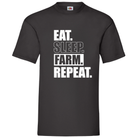 Eat Sleep Farm Repeat - TShirt, image 