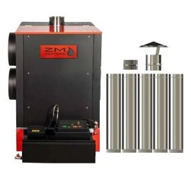 ZM160L Multi Fuel ‘Waste Oil’ Heater 52KW 177,000 BTU with Flue Kit, image 